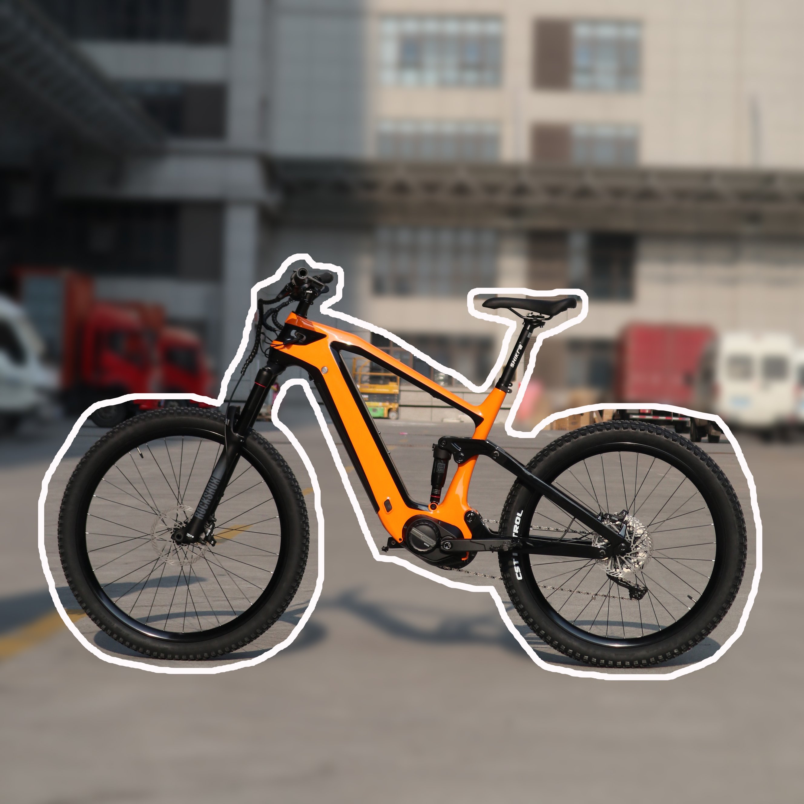 1000w Bafang G510 Ultra Mid Drive Fiber Electric Bike Bafang Bici Elettrica 1000w Electric Bike eMTB Full Suspension Carbon