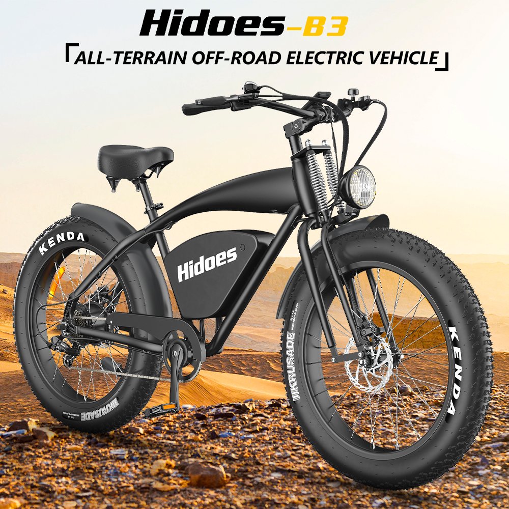 Dropshipping EU US Warehouse Hidoes B3 electric Fat Tire bike 45km/h Range Off Road Moped b3 electric Mountain bike