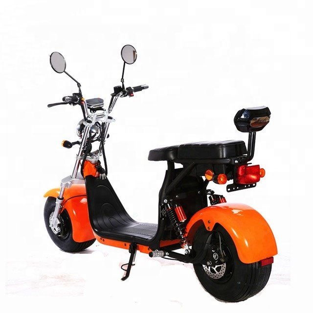 EEC COC Europe warehouse two wheel electric scooter fat tire electric scooter citycoco 2000w