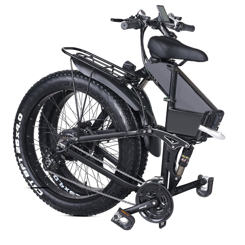 20 inch fast 1000w folding electric mountain bike with fat tires