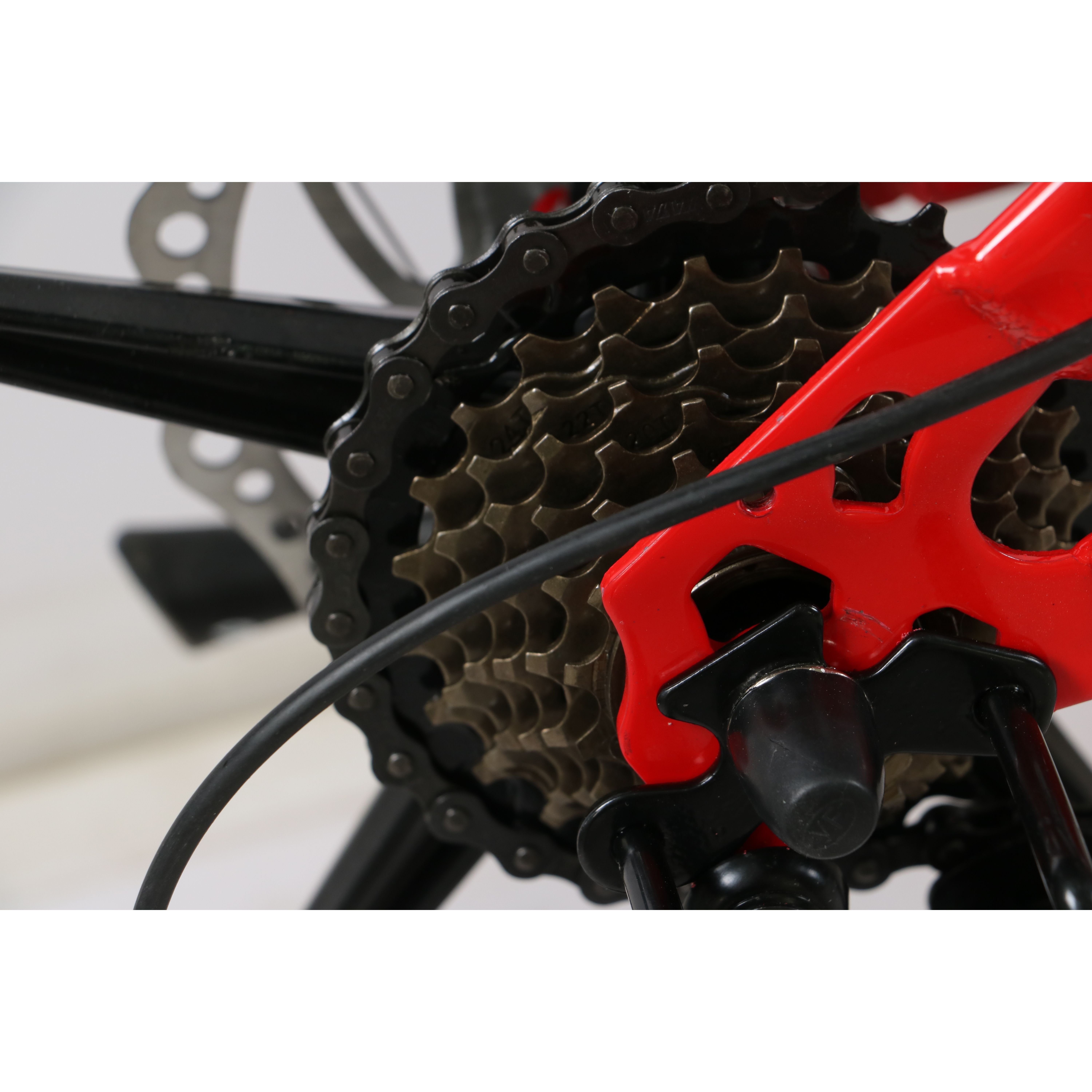 20 Inch 21-Speed Fashion Adult Bicycle Magnesium Alloy Integrated Wheel Mountain Bike with Steel Fork and Disc Brake