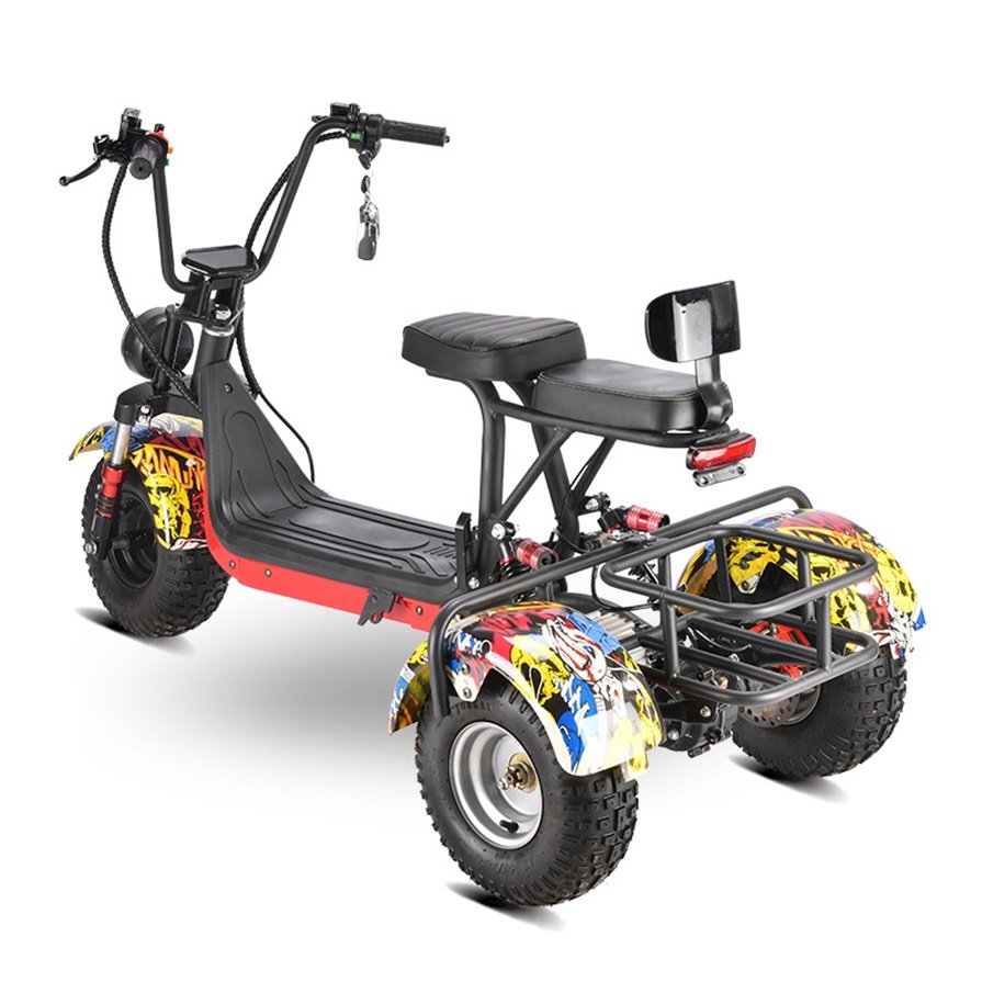 New Arrival Practical Professional 800w off-Road Adult Electric Tricycle Bike Tricycle Electric Car