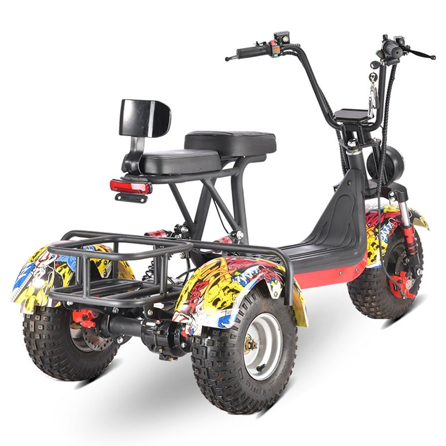 New Arrival Practical Professional 800w off-Road Adult Electric Tricycle Bike Tricycle Electric Car