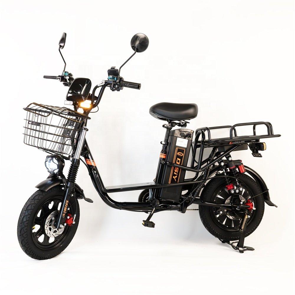 Electric City Bike 48V12Ah Fat Tire Foldable Electric Bike High Speed Electric Bicycle For Men And Women