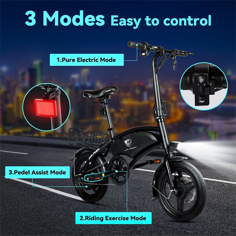 Hot sale cheap mini electric bikes 36V 7.8ah light weight pedal assit mode women electric city bike