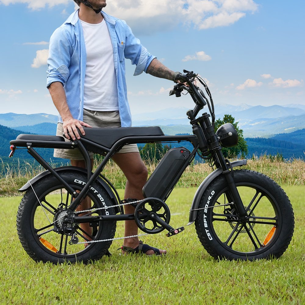 Fatbike V8 Pro Eu Usa Warehouse Cheap Ouxi Electric Bike 250W 1000W Electrically Bike 25km/h Electrische Bicycle Ebike For Adult
