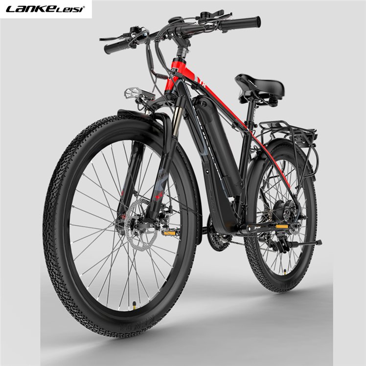 LANKELEISI T8 21 Speed electric mountain bike e bike 500w 48V 13ah lithium battery ebike 26 inch electric bicycle