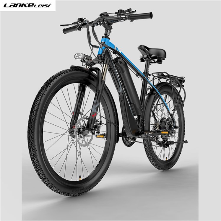 LANKELEISI T8 21 Speed electric mountain bike e bike 500w 48V 13ah lithium battery ebike 26 inch electric bicycle