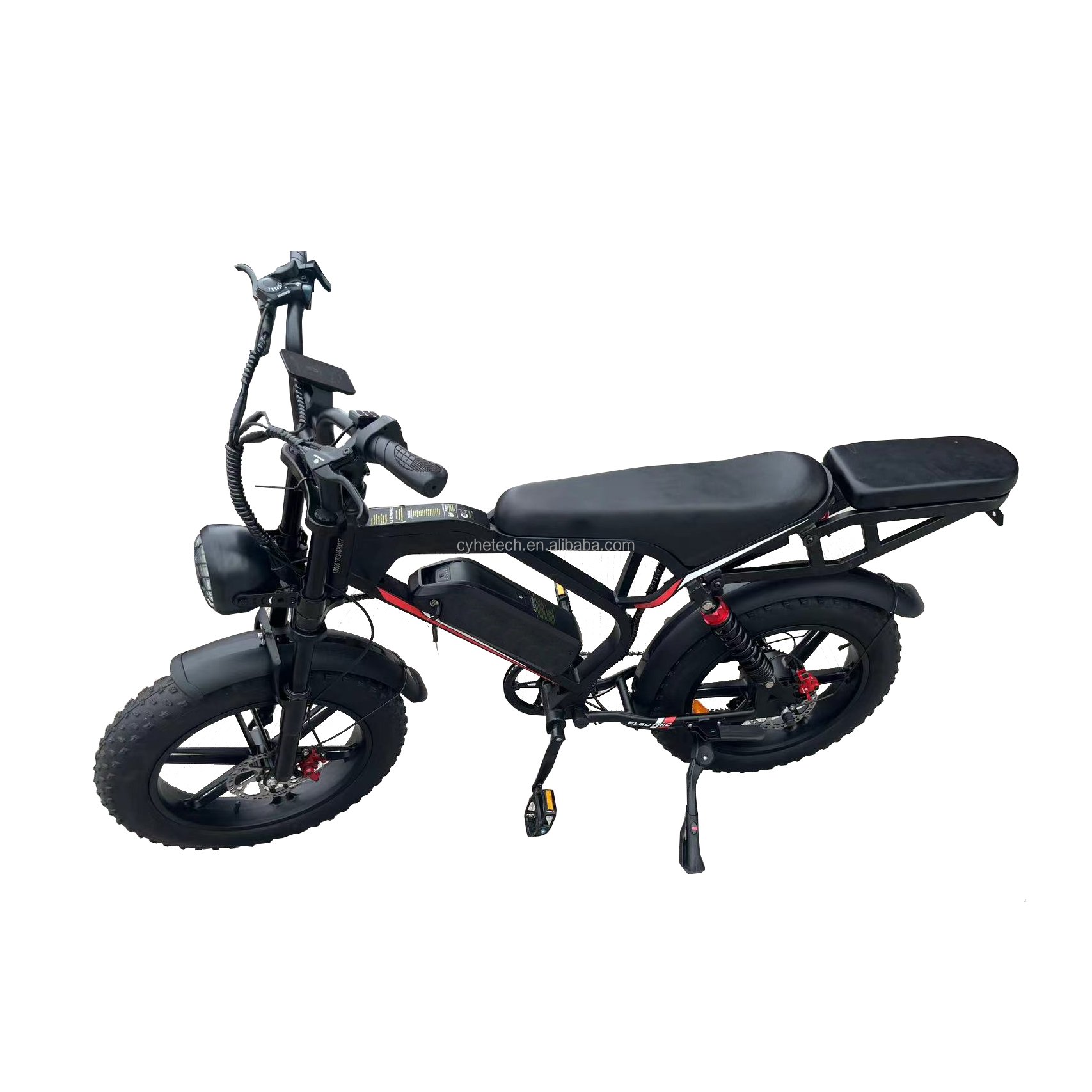 Electric Drive 48V 20 Inch Full Suspension E Bike with Carbon Frame Lithium Battery Electric mountain bike