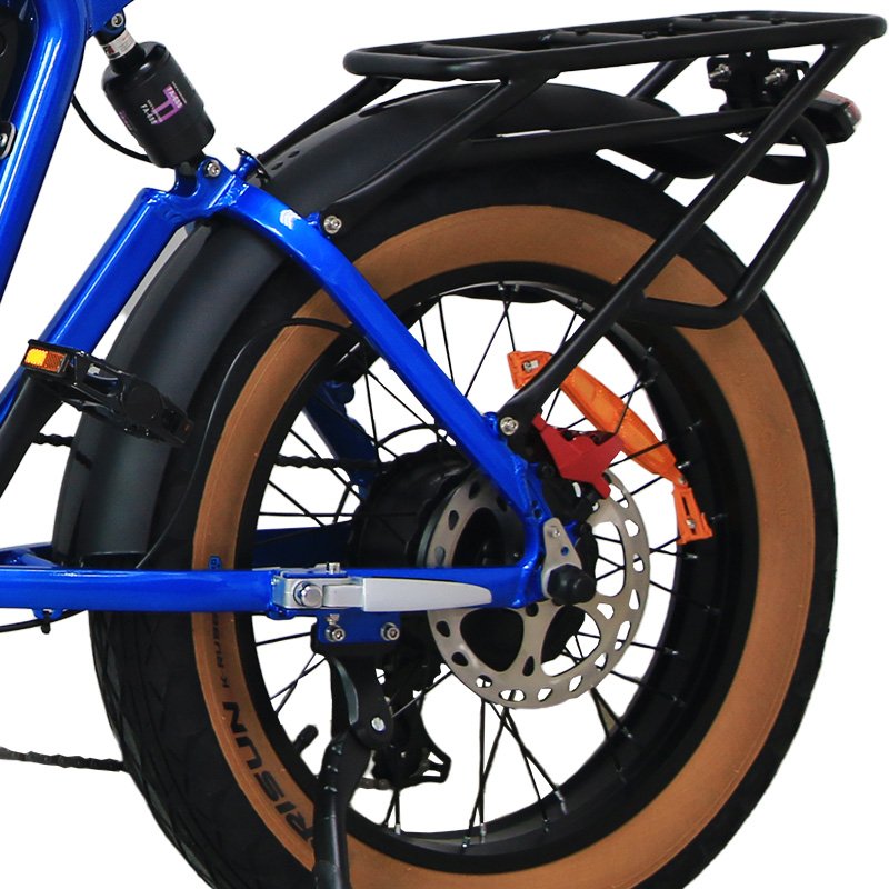 1000W electric bicycle 7 speed 20 inch Blue spoke wheel multi-purpose electric city bicycle Range 80 km electric Mountain bike