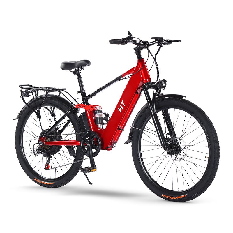 HT New Model Electric Mountain Bike 400W 26 Rear Hub Brushless Steel Lithium Battery 48V Gasoline Surron Light Bee X Made