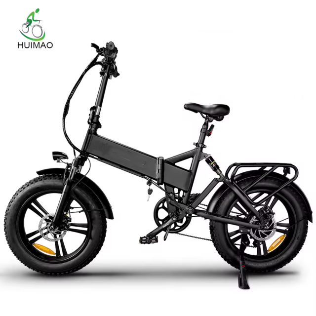 China warehouse 48V 500W 15AH Foldable Bicycle E-Bike ebike 20 Inch Fat Tire electric folding fat bike e bicycle