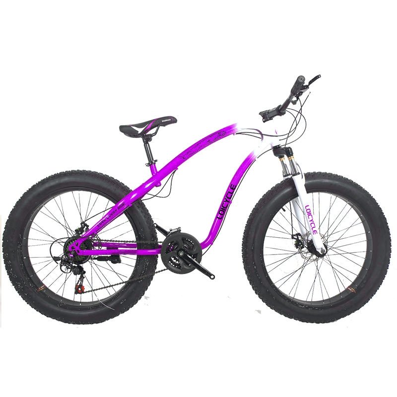 26 "21speed high carbon steel mountain bike mtb bicycle for men steel mountain bike downhill fat tire mountain bike