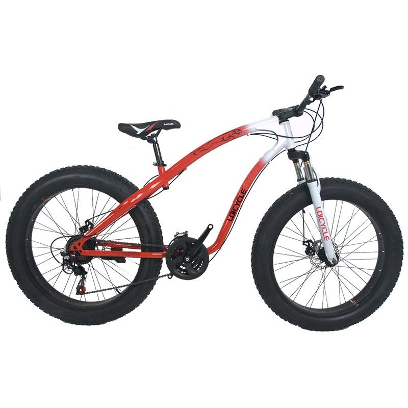 26 "21speed high carbon steel mountain bike mtb bicycle for men steel mountain bike downhill fat tire mountain bike