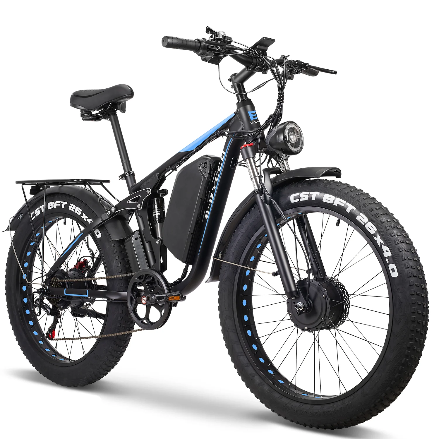 EU Warehouse New Design 2000W Electric Mountain Bike 26*4\" Inner Tube 52V23Ah EB Pro