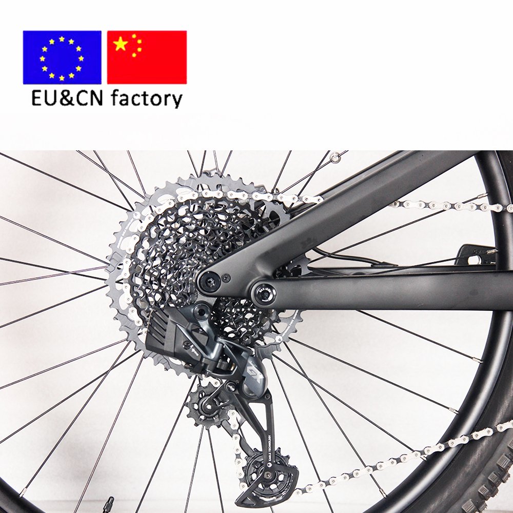 Carbon fiber electric bike hardtails electric mountain bike 48V 500W Bafang M560 mid motor ebike