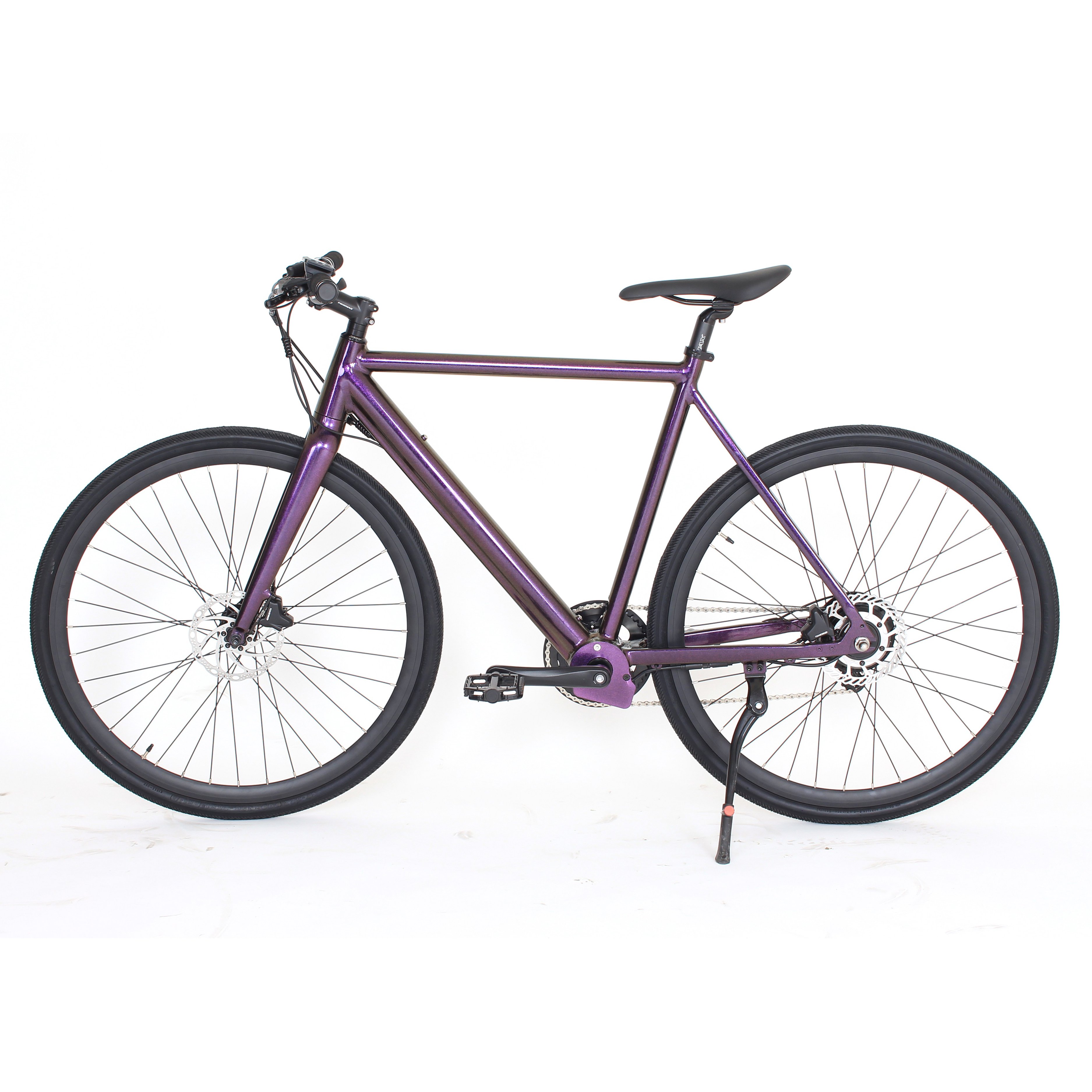 Custom Gravel Bike Electric Vanmoof Style E Bike Hydraulic Brake Adult Bike 250W 350W Hub Motor 700C Road Electric Bicycle