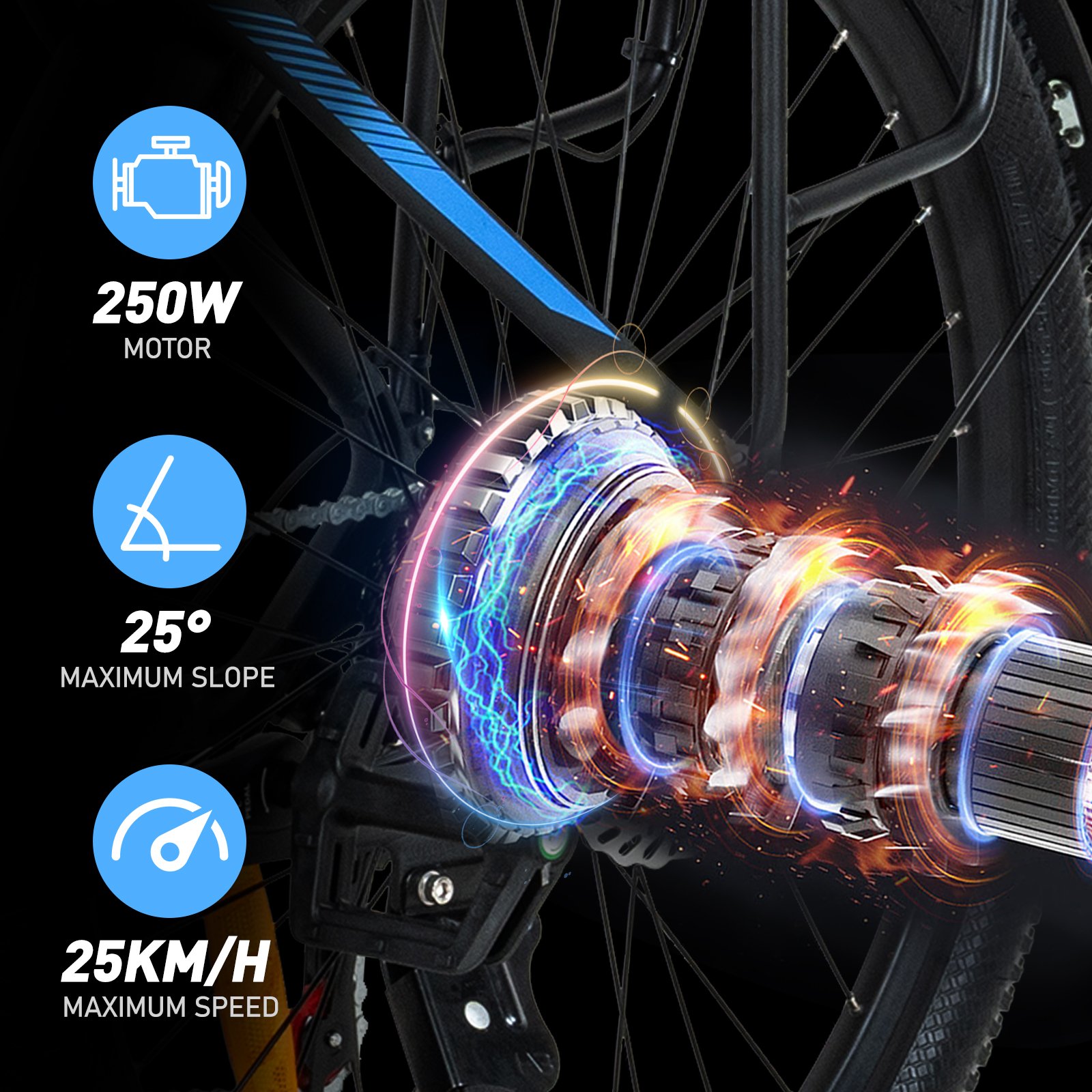 HITWAY 12ah 26 inch dirt jump mountain bike 35km range electric sports bike motorcycle europe warehouse electric mountain bike