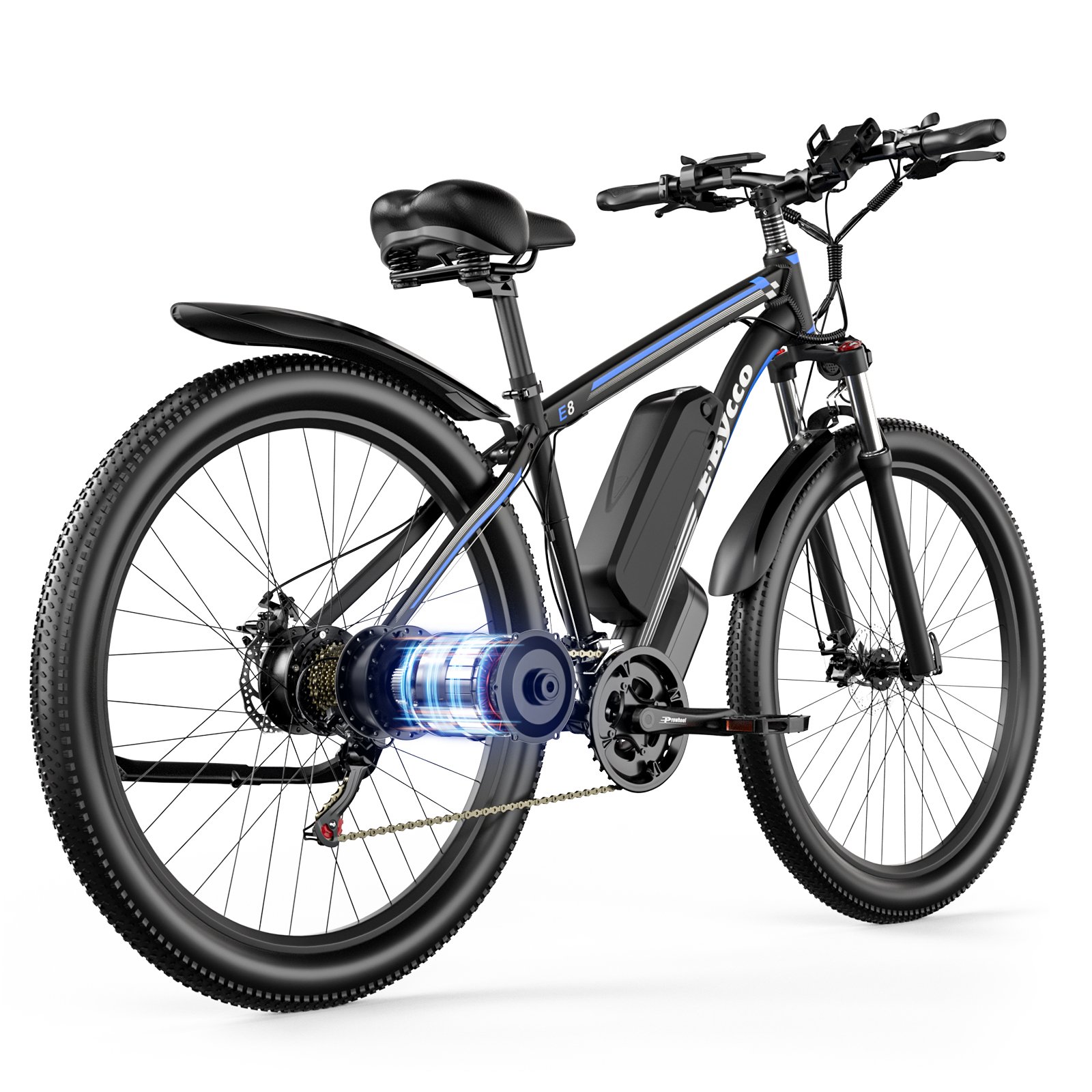 EBYCCO 29 inch electric bicycle 500w 750W 1000w 48V 17.5Ah electric mountain bike DDP price EU warehouse stock