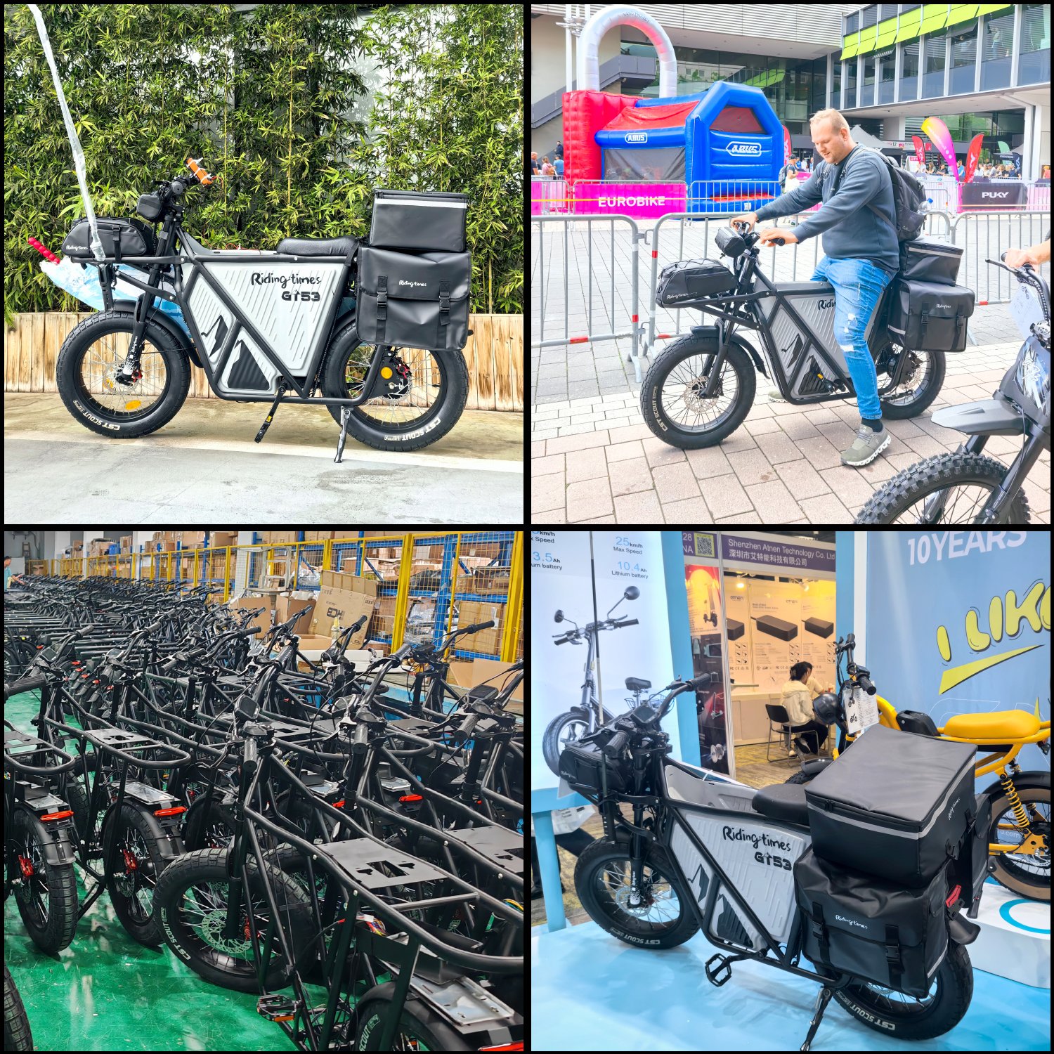 EcoRider New Style Fat Tire Ebike 48V 22.9AH 1000w 2000W 20INCH electric cargo bike city Bicycle Mountain E Bike