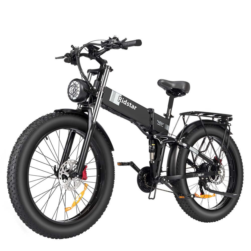New Trend 26 Inch Folding 1000W Motor 20AH/48V Best Electric Road Bike Best Fat Tire Ebike Adult Electric Mountain Bike