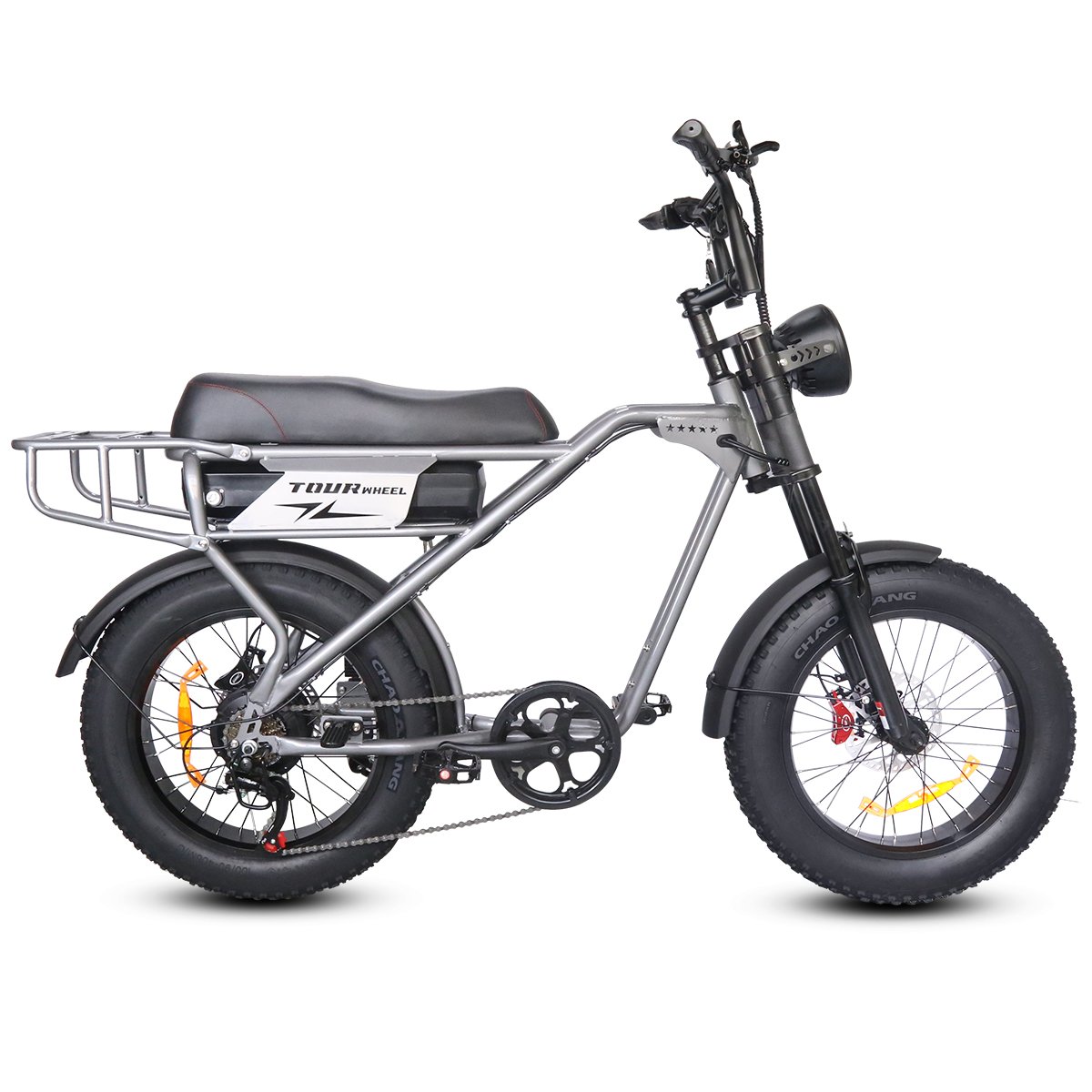 NL Regulation T3 Pro Electric Fat Bike 250W 18.2Ah Electric Bike EU Warehouse Mountain E-bike With Rear Rack
