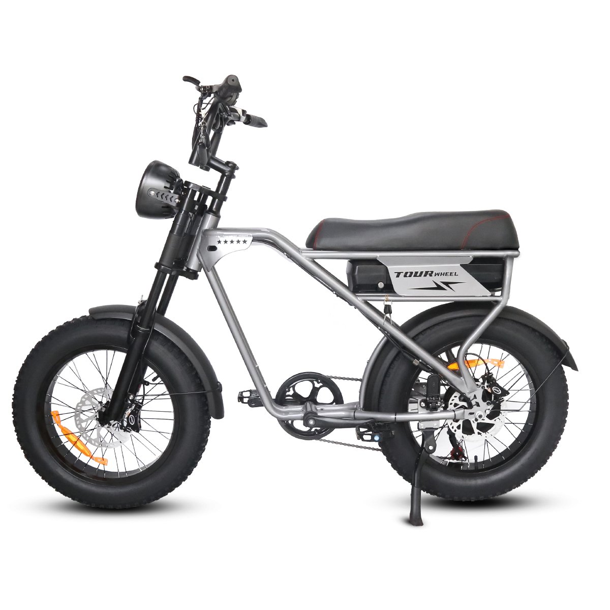 NL Regulation T3 Pro Electric Fat Bike 250W 18.2Ah Electric Bike EU Warehouse Mountain E-bike With Rear Rack