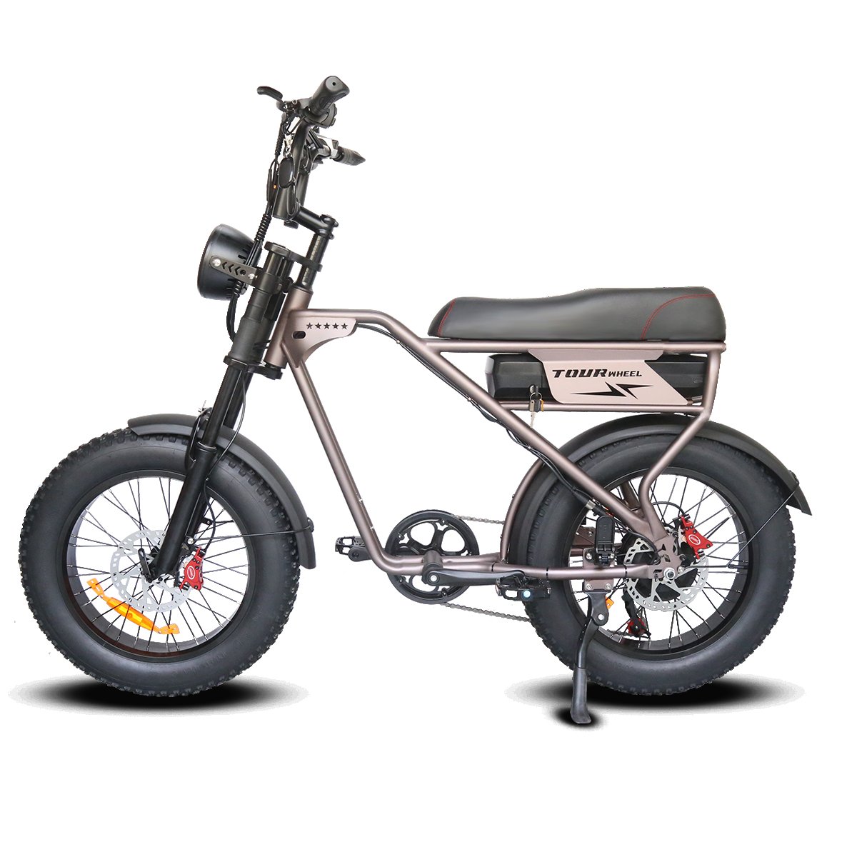 NL Regulation T3 Pro Electric Fat Bike 250W 18.2Ah Electric Bike EU Warehouse Mountain E-bike With Rear Rack