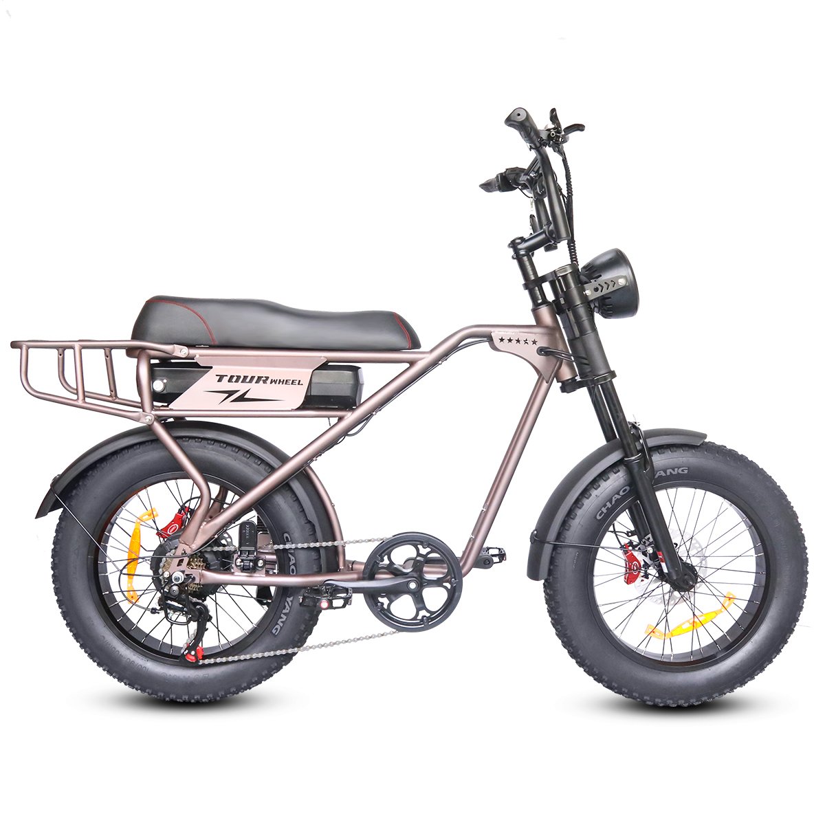 NL Regulation T3 Pro Electric Fat Bike 250W 18.2Ah Electric Bike EU Warehouse Mountain E-bike With Rear Rack