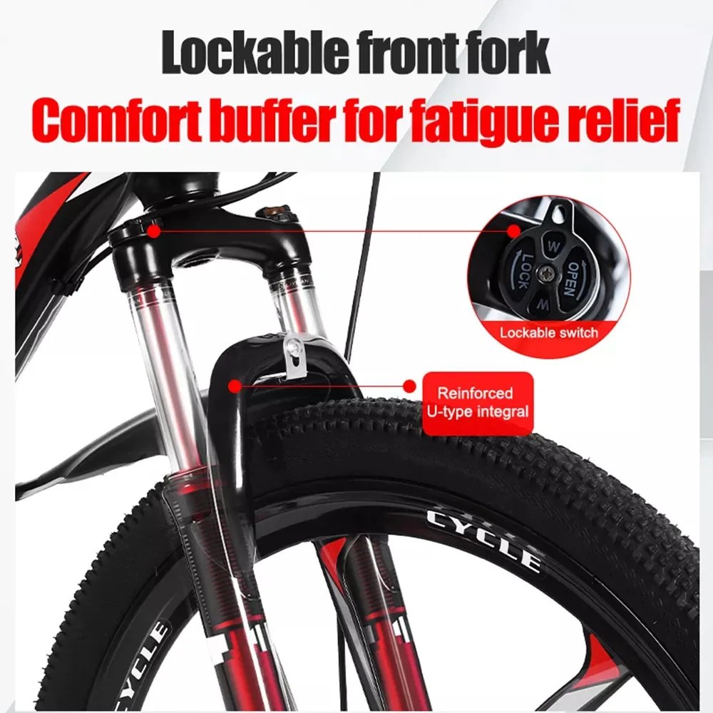 21 24 Speed Mountain Bike MTB Mountain Bicycles 24 26 inch Full Suspension BMX Road City Bike