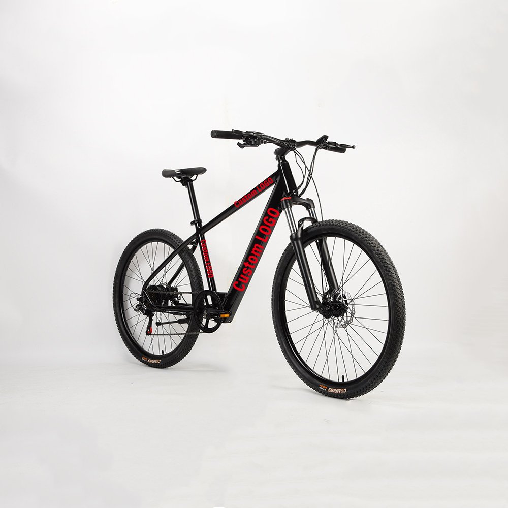 Simple Design Ebike 7 Speed Custom LOGO Electric Bicycle Hidden Lithium Battery 27.5 Mountain Bicycle City Road Bike OEM 36v48v