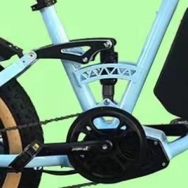 Enduro Electric Bicycle 20" Fat Tire 48V 22Ah Electric Mountain Bike, 1000W 37MPH Removable Battery, Shimano 7 Speed Grears