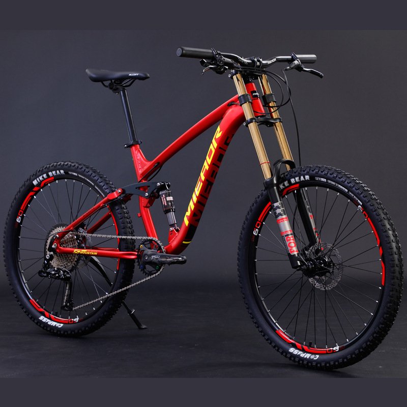 Low price wholesale 26 27.5 inch aluminum frame bike downhill mountain bike 11 speed full suspension mountain bike
