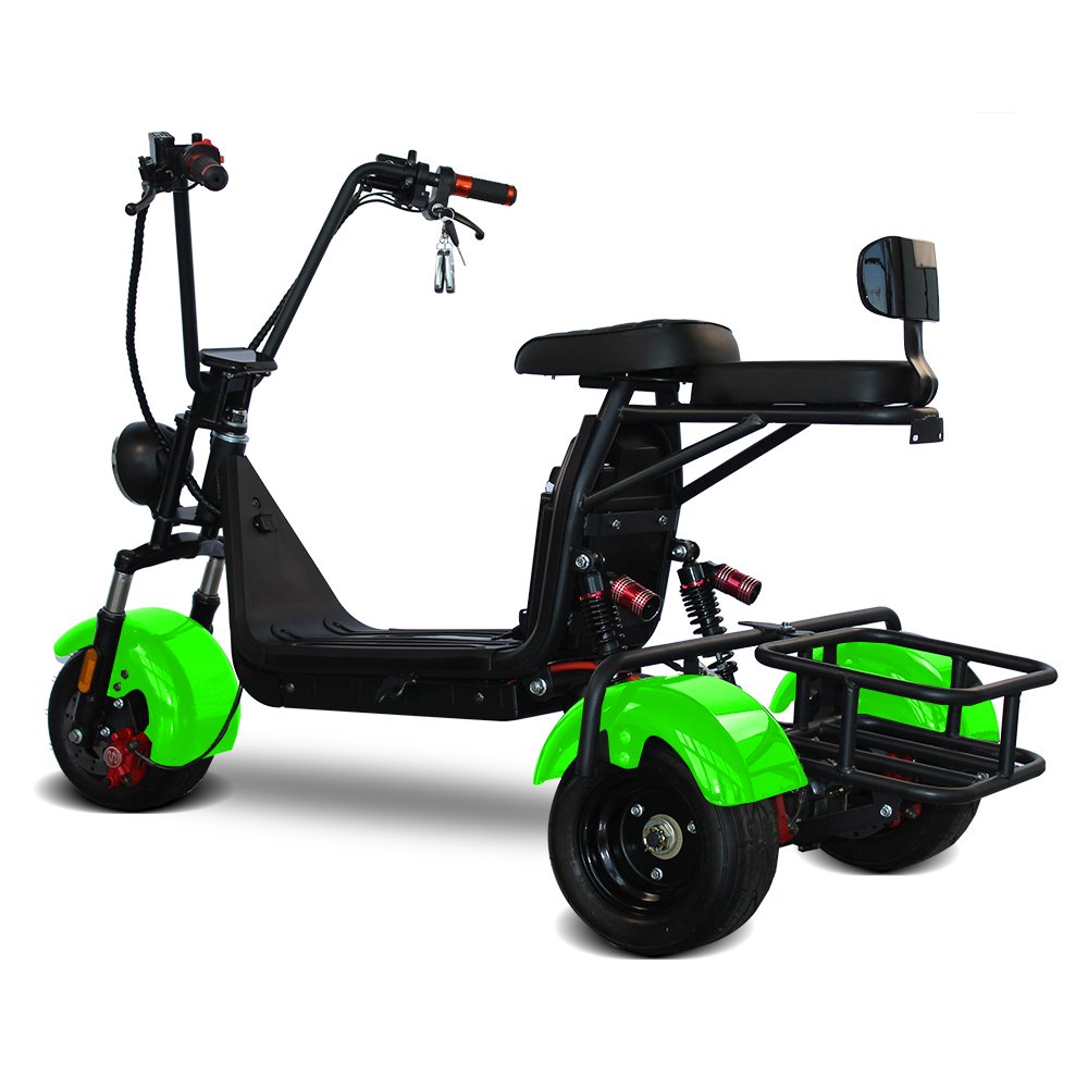 EEC/COC Certificated 2000W 1500W Double Seat electric tricycles 3 wheel Electric Scooters for adults Citycoco