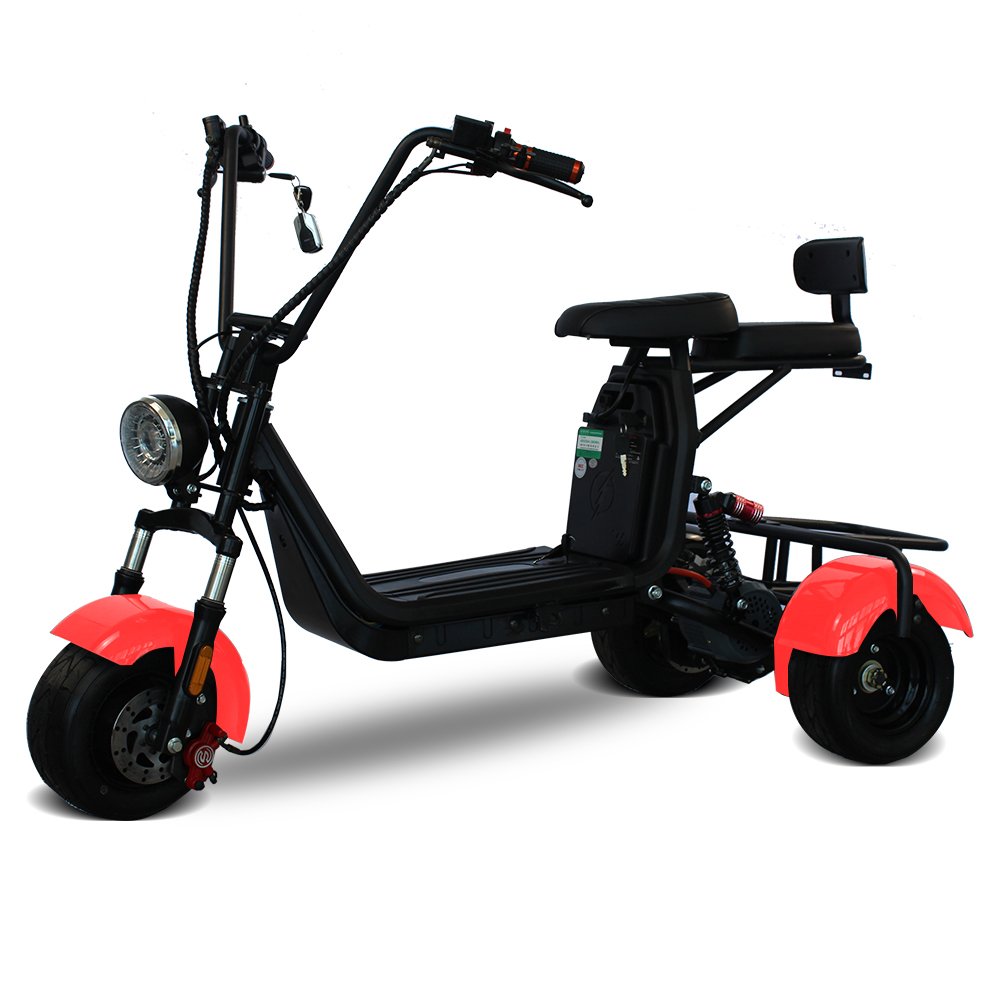 EEC/COC Certificated 2000W 1500W Double Seat electric tricycles 3 wheel Electric Scooters for adults Citycoco