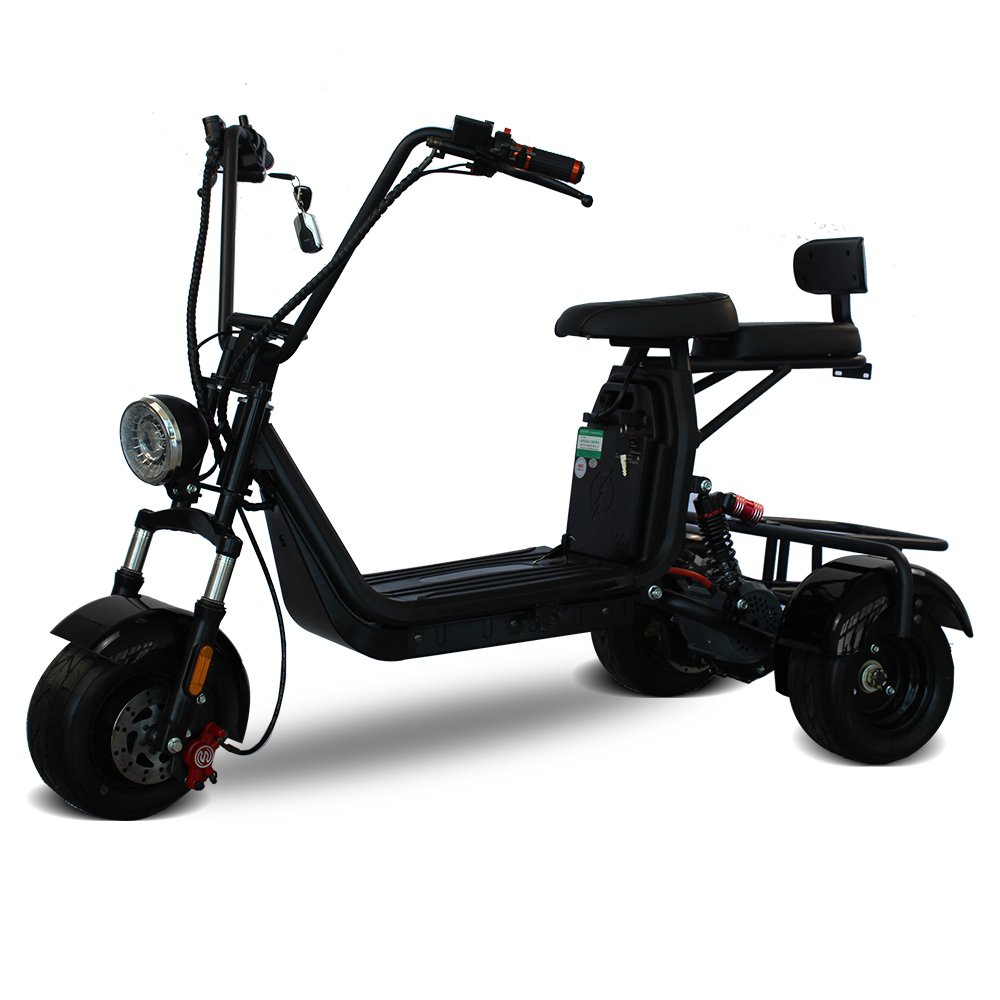 EEC/COC Certificated 2000W 1500W Double Seat electric tricycles 3 wheel Electric Scooters for adults Citycoco