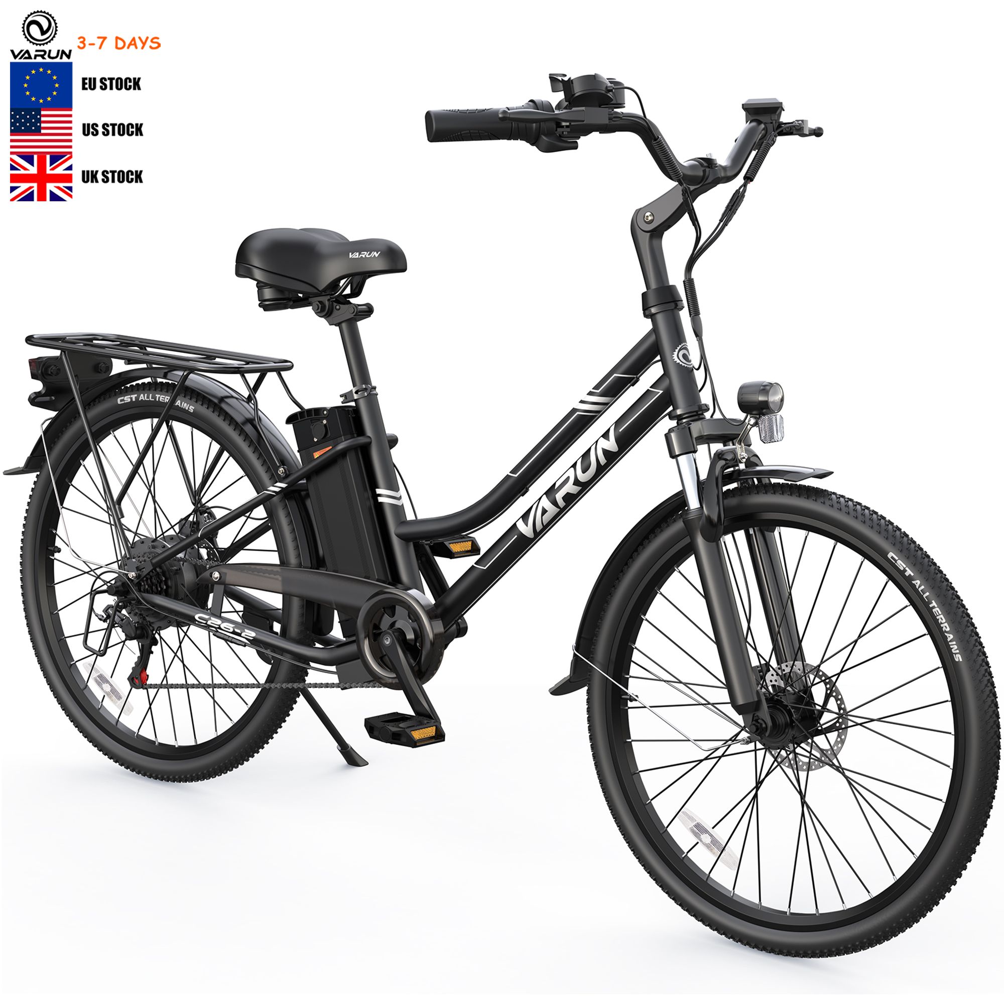 Electric City Bike Lightweight High Carbon Steel Ebike 48V 7.8AH 500W 750W Battery Cycle Two Seater Bicycle With Throttle