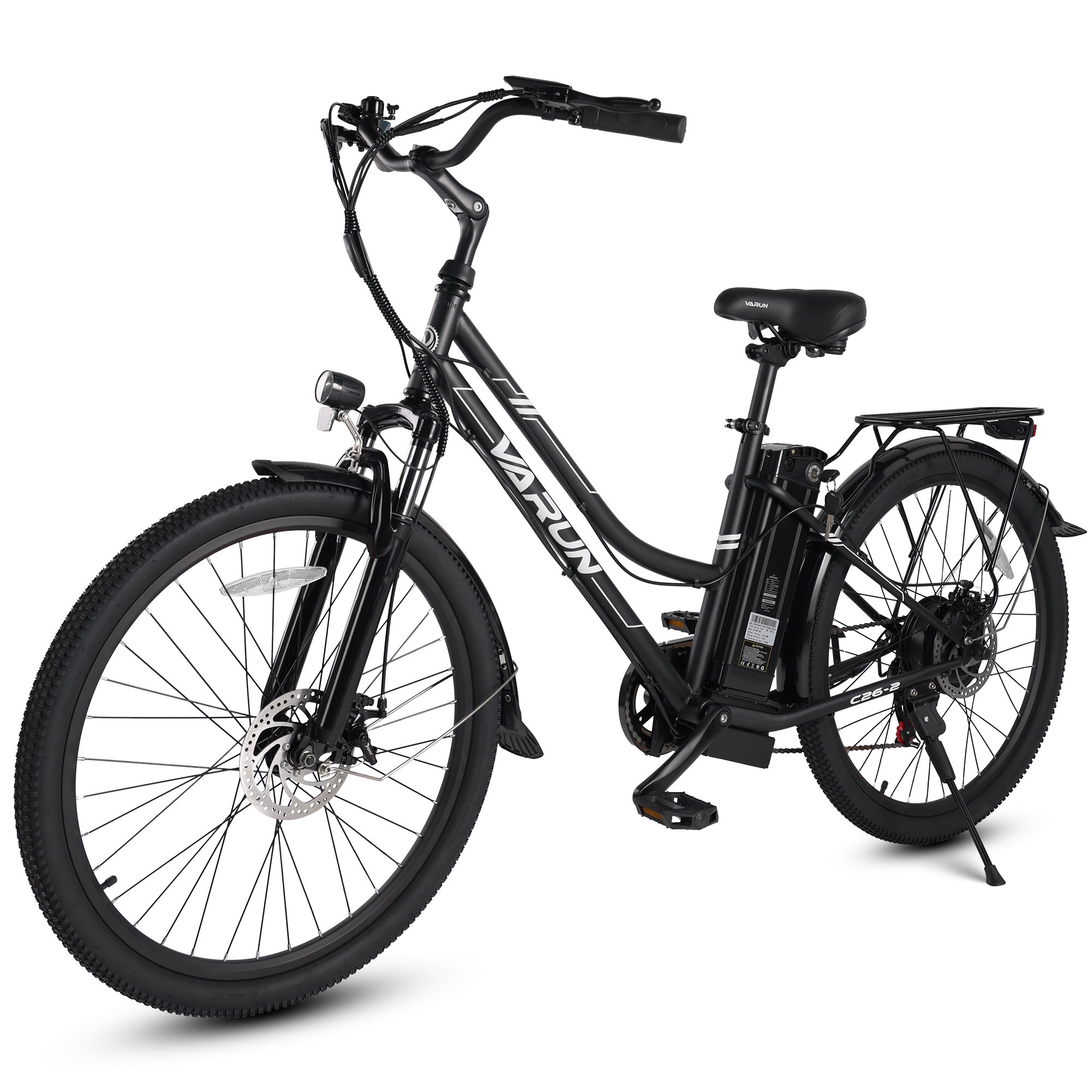 Electric City Bike Lightweight High Carbon Steel Ebike 48V 7.8AH 500W 750W Battery Cycle Two Seater Bicycle With Throttle
