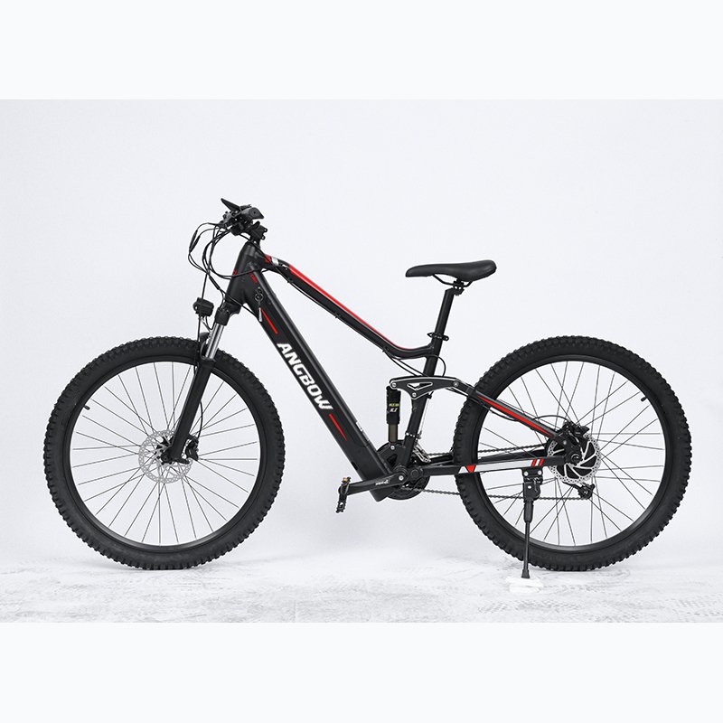 mid drive ebike 27.5inch Full Suspension Aluminium Alloy Frame Electric City Bike mountain bike 48v 350w