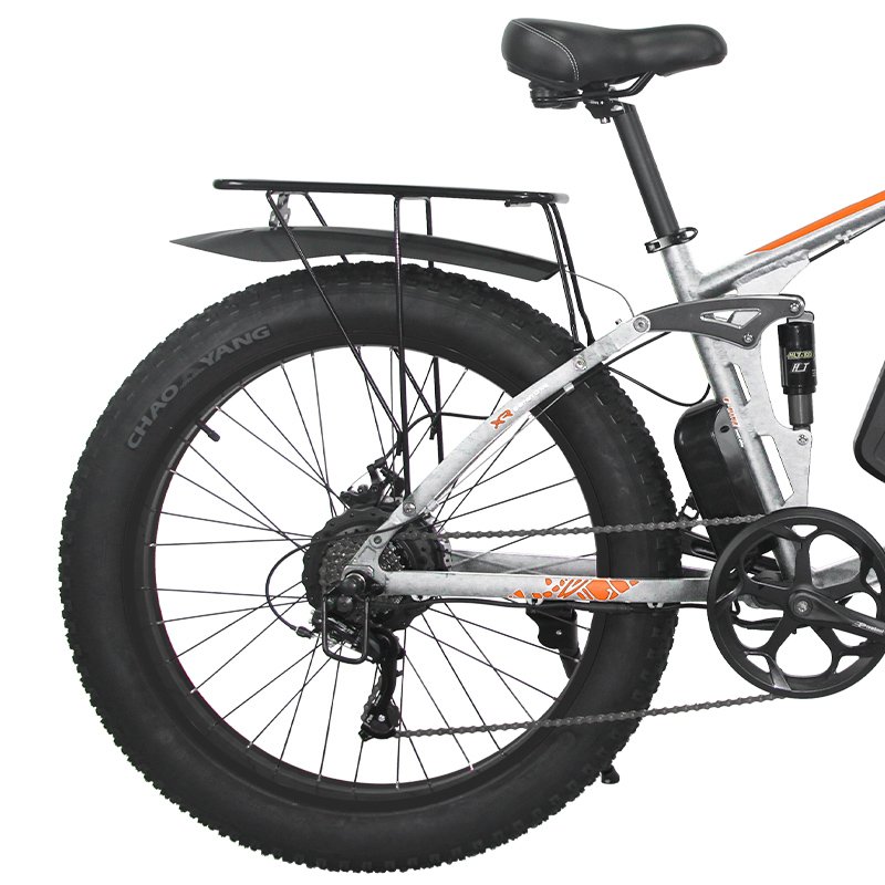 48V 1000W 2000W 16AH 22.4AH 26 inch Power Assist Fat Tire e mtb bicycle full suspension Electric mountain Bike with dual motor