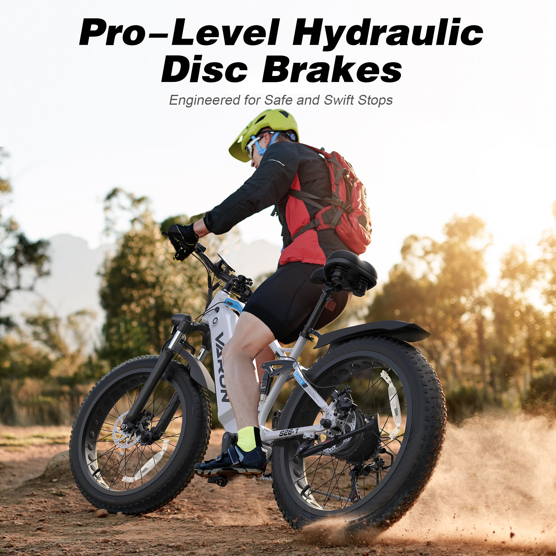 Triple Hydraulic Suspension CA EU Warehouse Stock 1000W Removable Hidden Battery 26*4" Fat Tire Long Rang Electric Mountain Bike