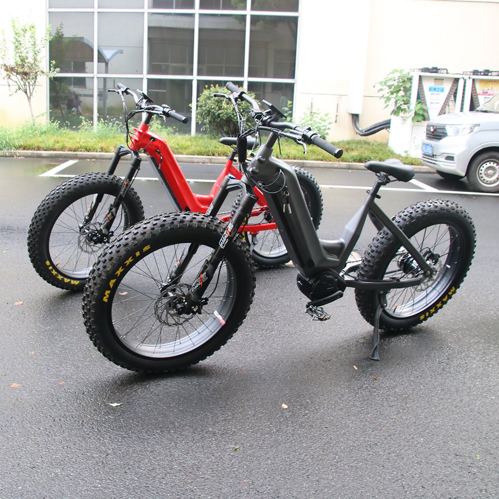 2025 bafang M630 Ebike belt drive 26'' fat tyre electric bike step thru inner 5speed hub mountain bike manufacture