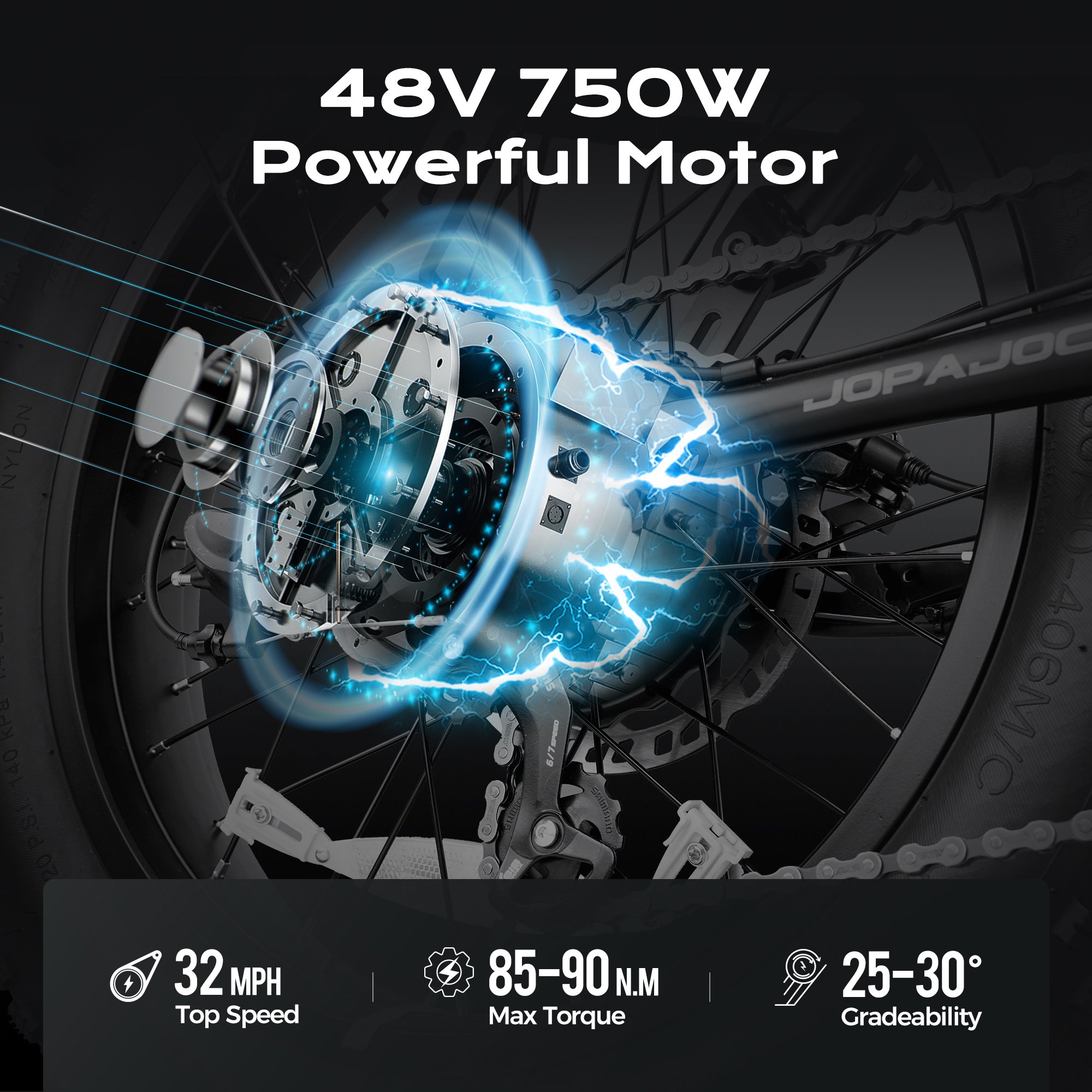Eahora Luna Oem 750w 48v 15ah Lithium Battery 20"*4.0" Electric Bikes Adults Fat Tire Electric Mountain Bike