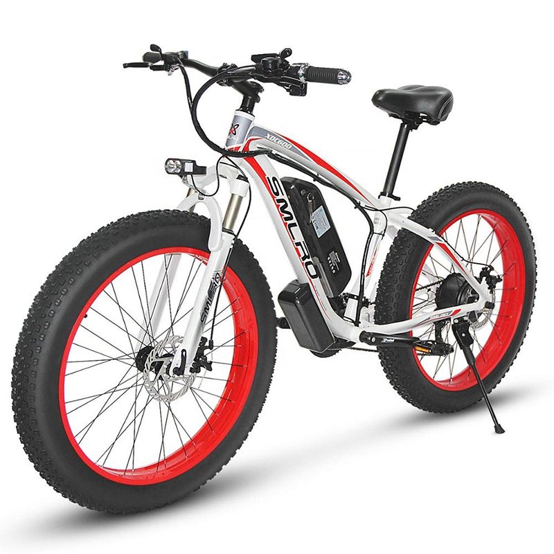 EU warehouse 1000W 48V 13AH powerful ebike 26*4 fat tire offroad electric bike 21 speed suspension electric bicycle