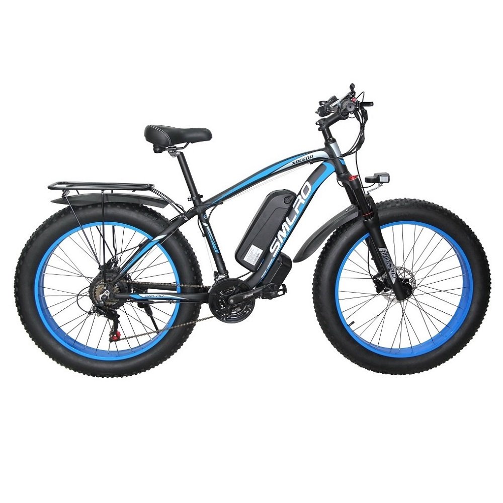 EU warehouse 1000W 48V 13AH powerful ebike 26*4 fat tire offroad electric bike 21 speed suspension electric bicycle