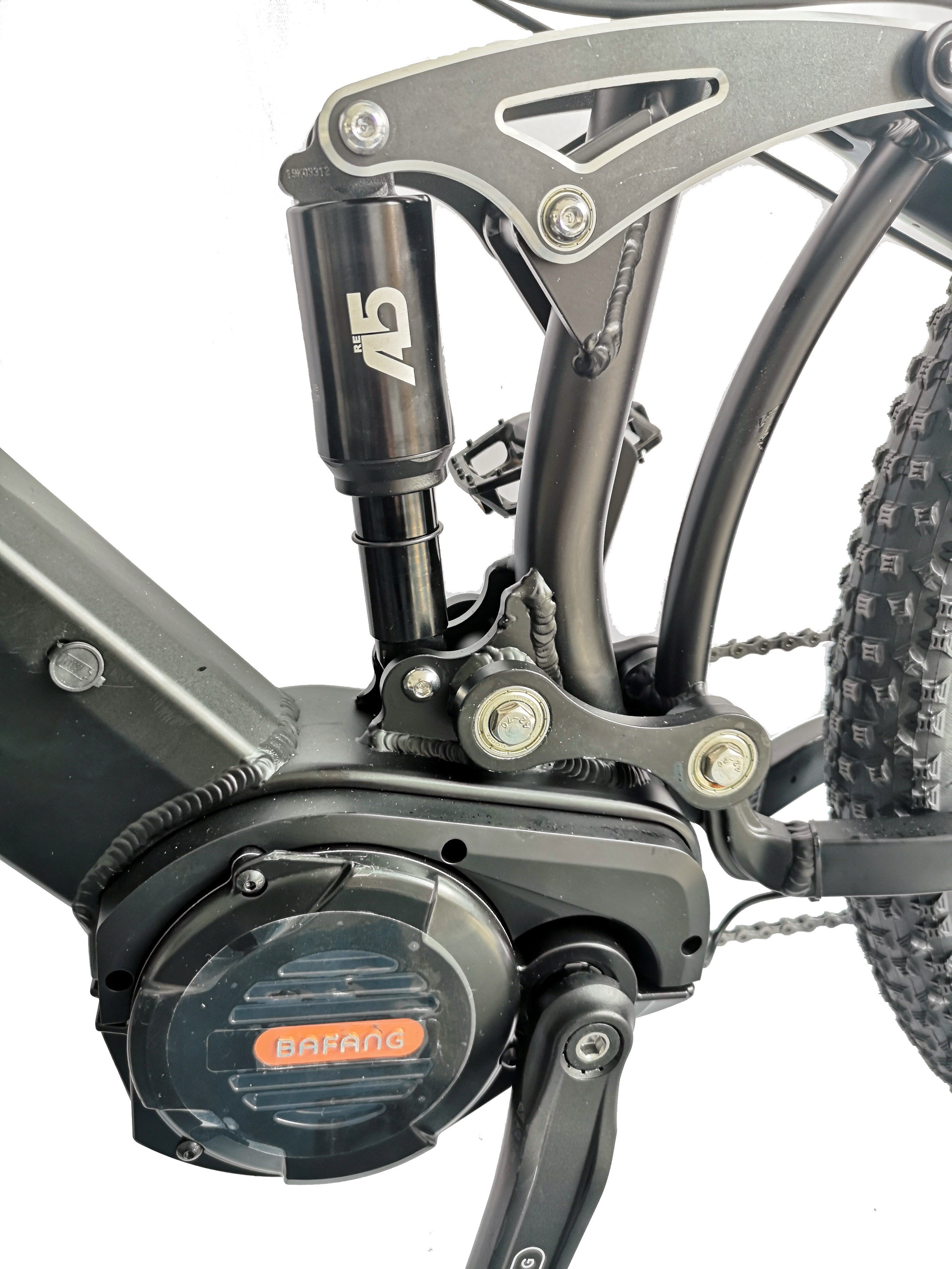 High end full suspension big power mid motor electric mountain bike for sports
