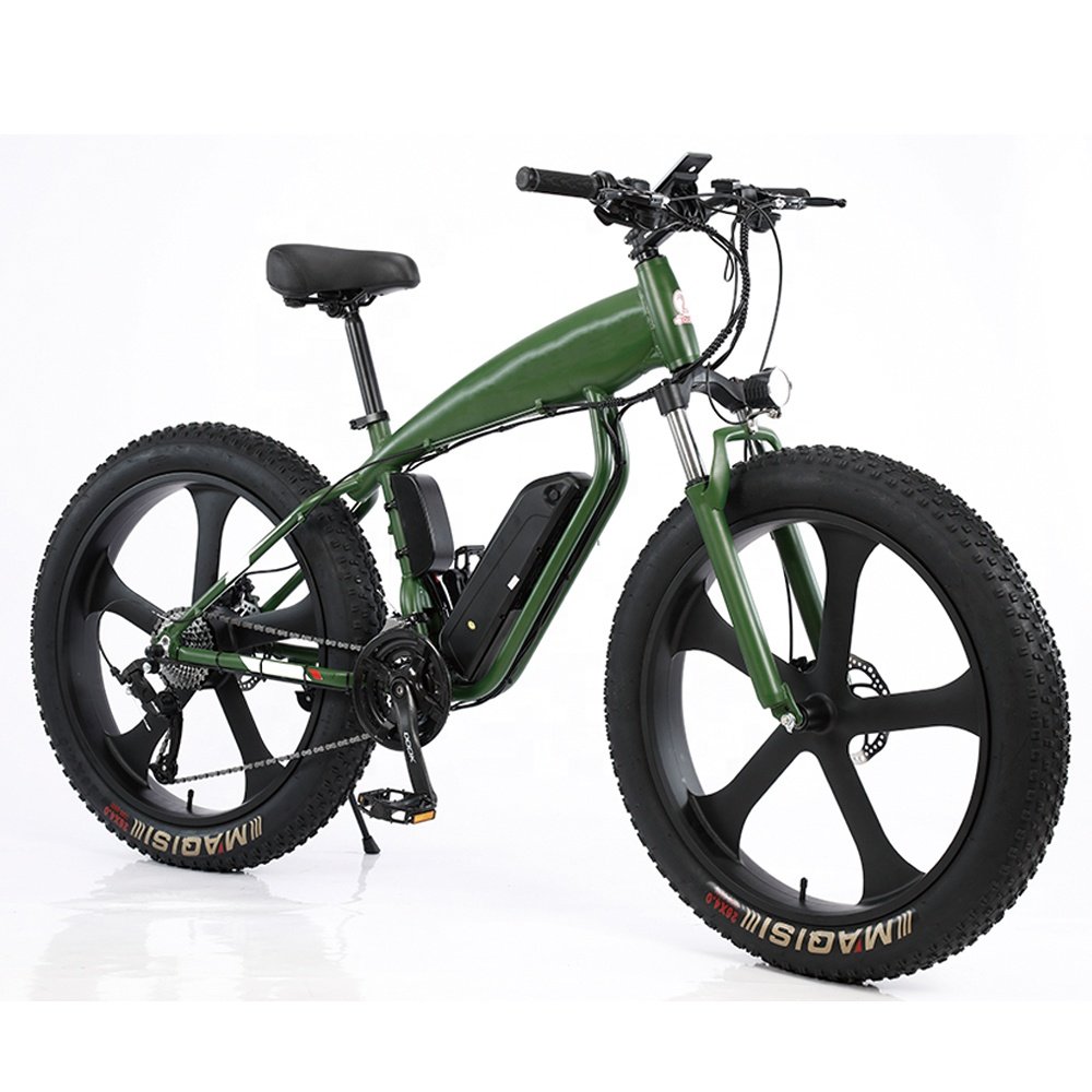 Wholesale Fat Tyre 48V 350W 500W Motor Ebike Magnesium Frame Electric Mountain Bike for Adult