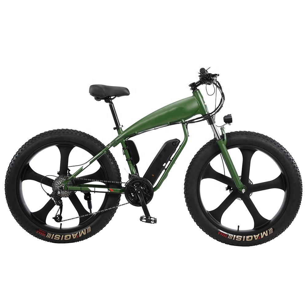 Wholesale Fat Tyre 48V 350W 500W Motor Ebike Magnesium Frame Electric Mountain Bike for Adult