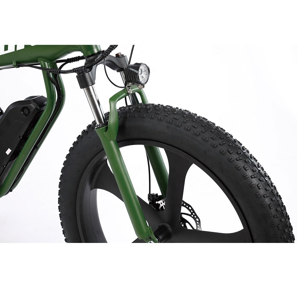 Wholesale Fat Tyre 48V 350W 500W Motor Ebike Magnesium Frame Electric Mountain Bike for Adult