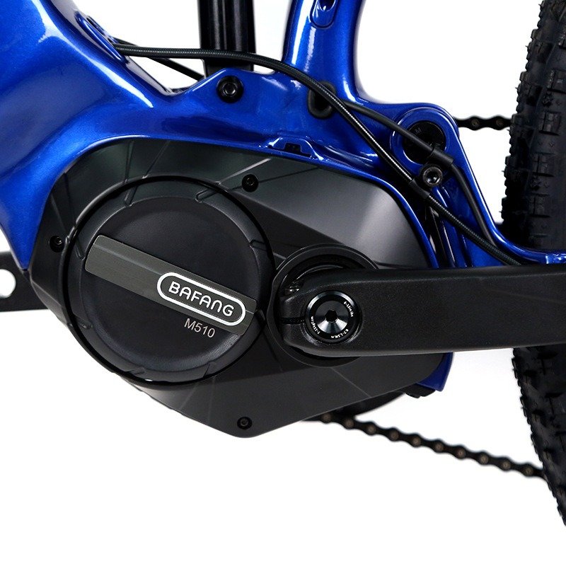 48V 250W Electric Carbon Fiber EM6 Mountain Bike Octagon Center Motor 12-Speed Shimano Derailleur Disc Brake 29-Inch Tire Width